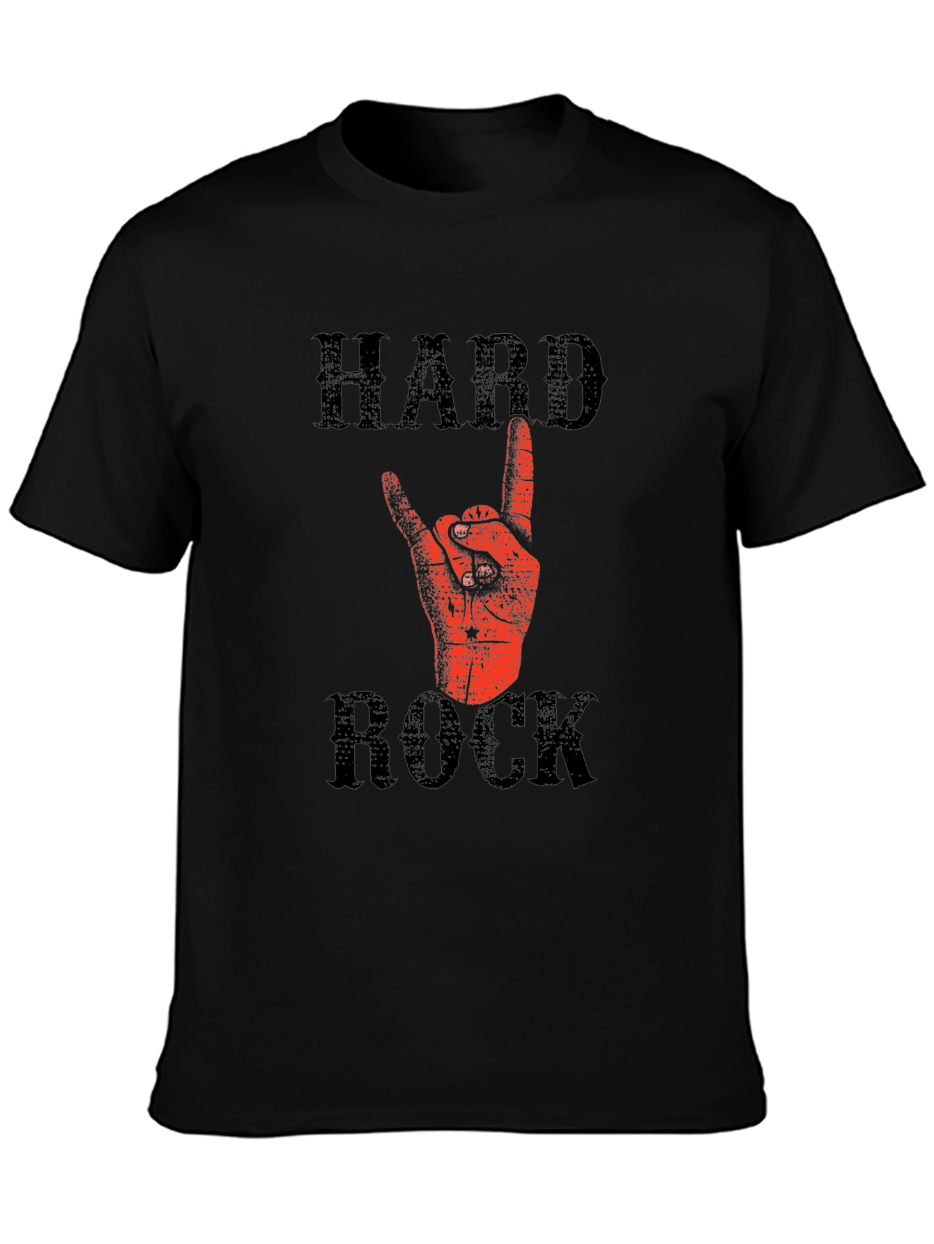 Hard Rock Graphic T-Shirt - Black