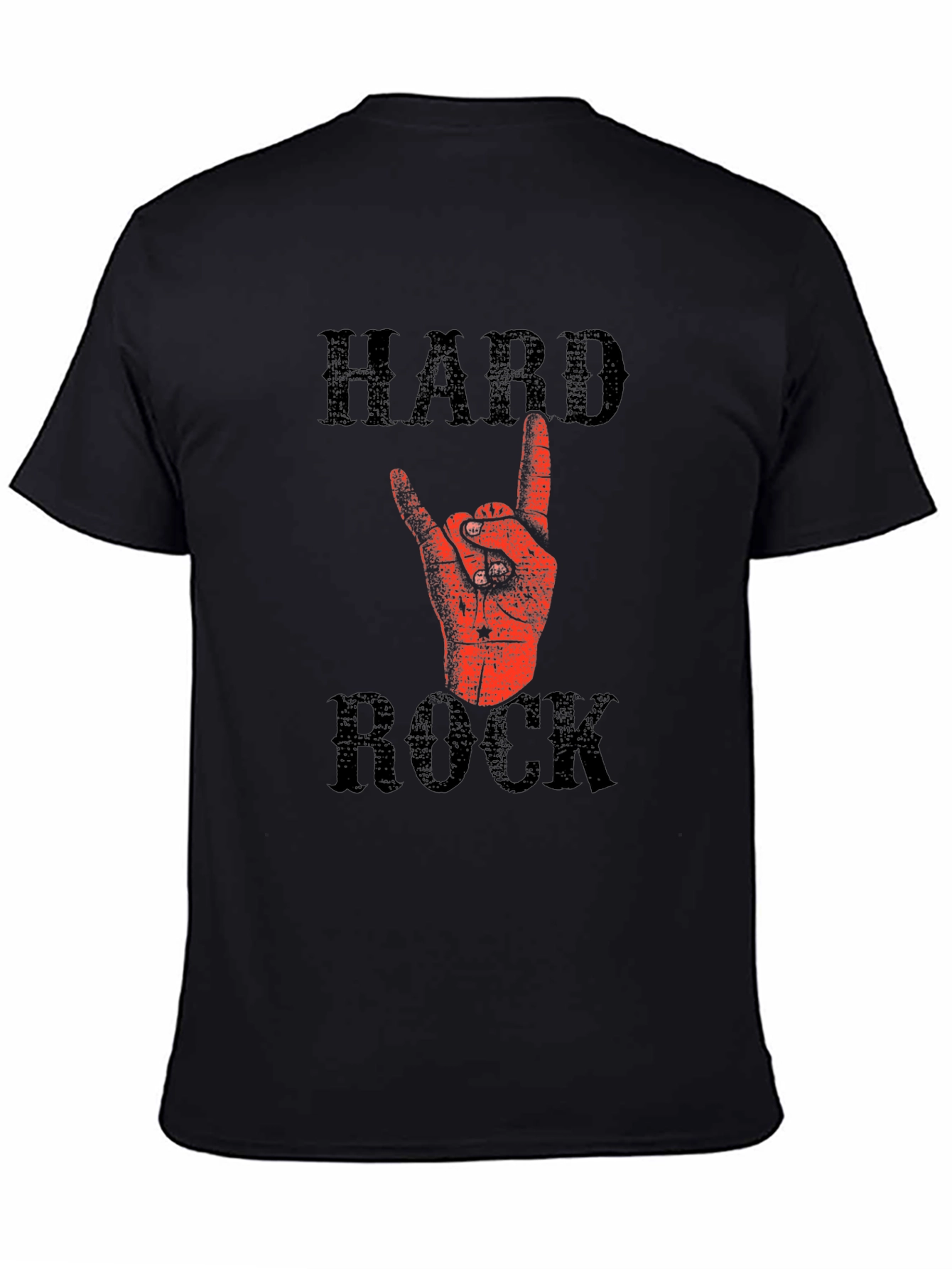 Hard Rock Graphic T-Shirt - Black