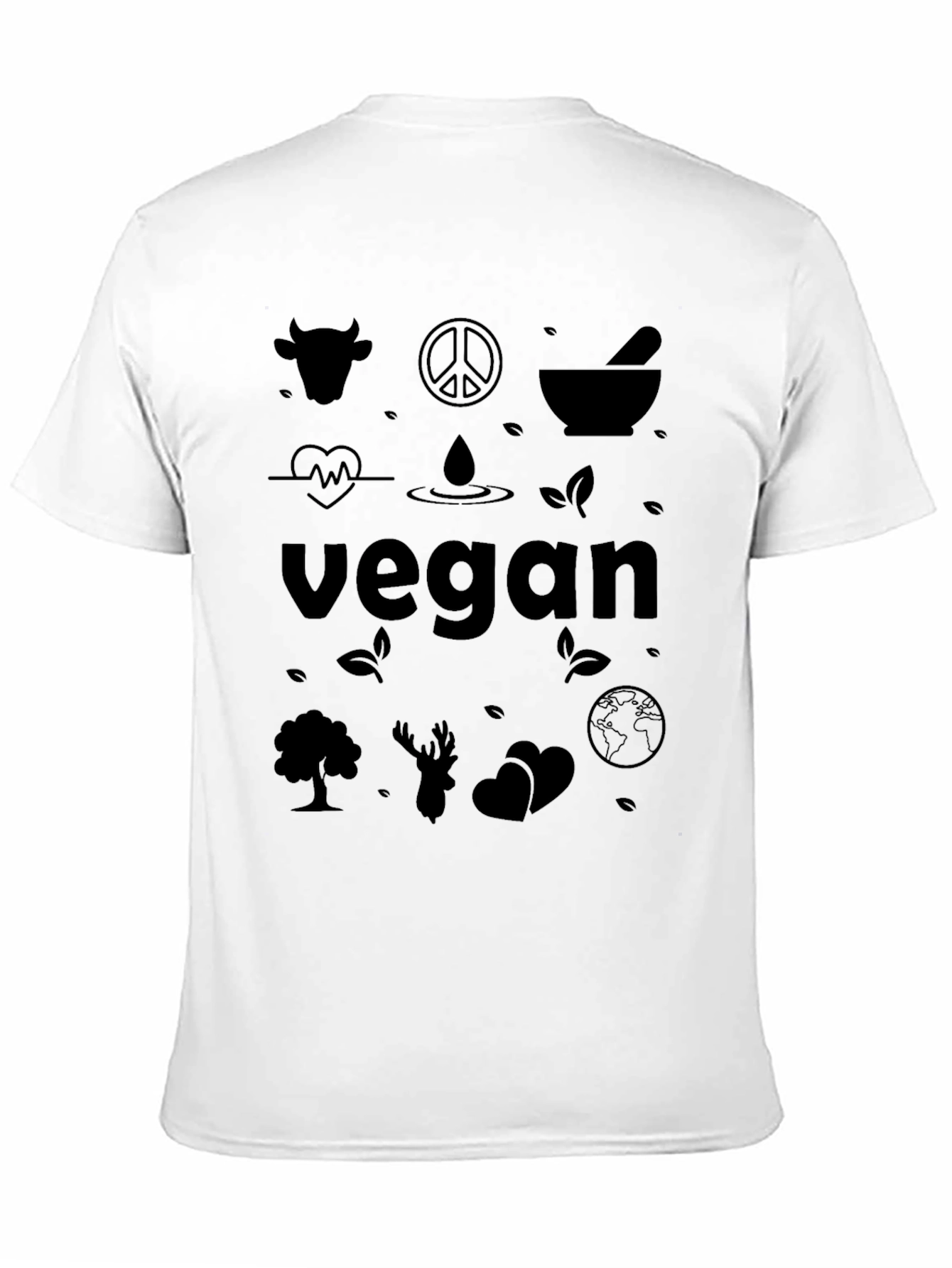 Vegan Graphic T-Shirt - Animal Lover Tee