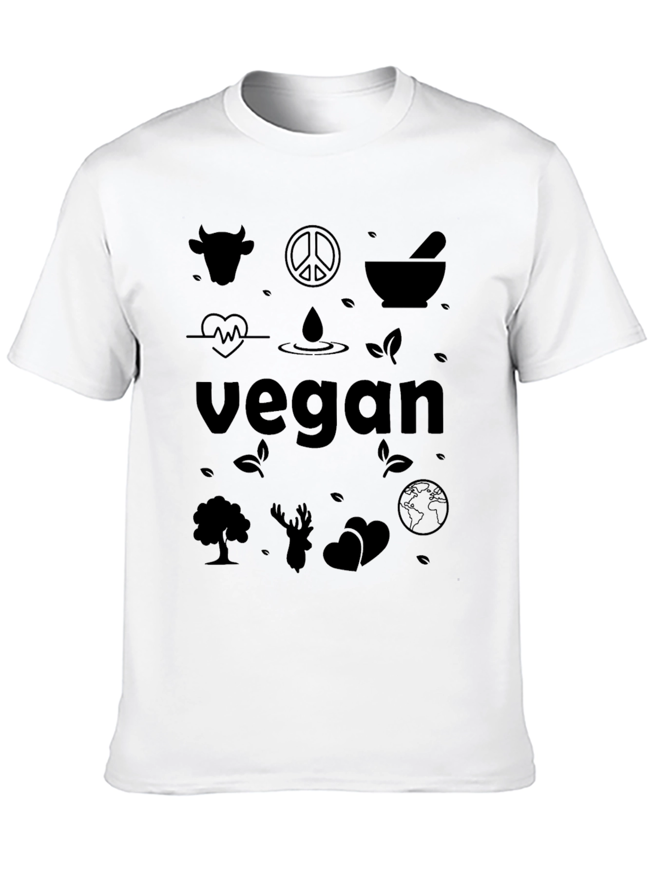 Vegan Graphic T-Shirt - Animal Lover Tee