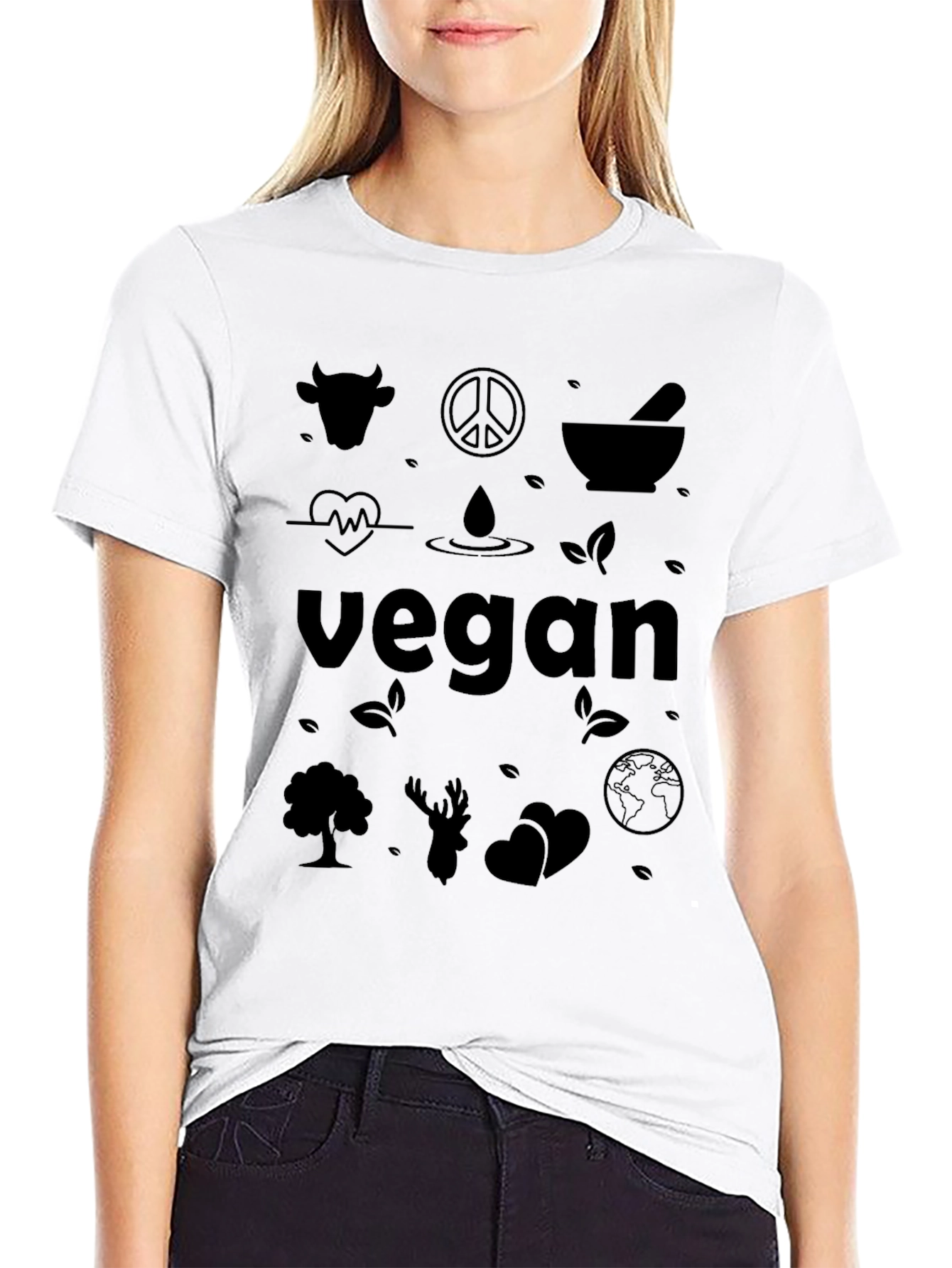 Vegan Graphic T-Shirt - Animal Lover Tee