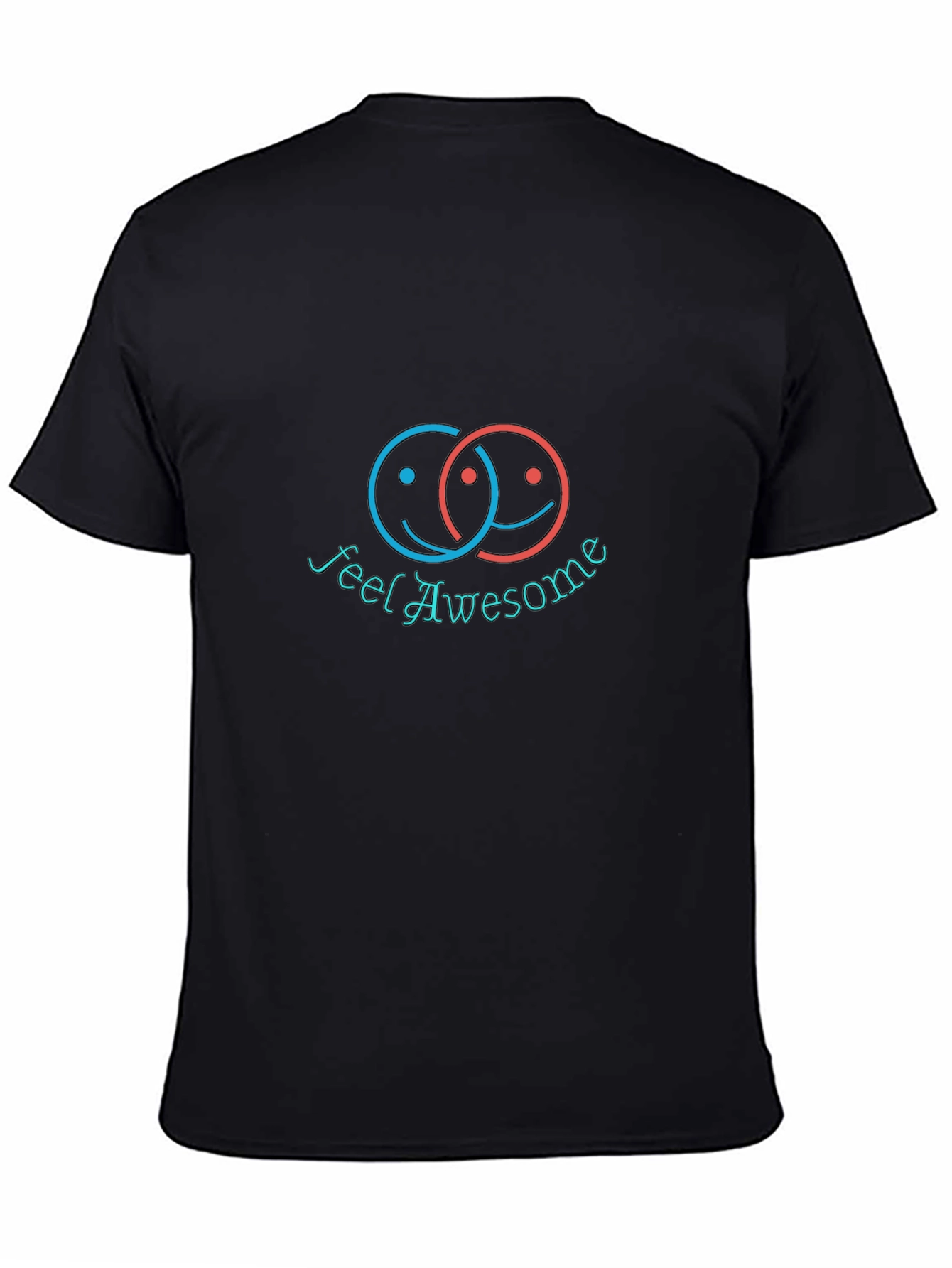 Feel Awesome Graphic Tee - Black
