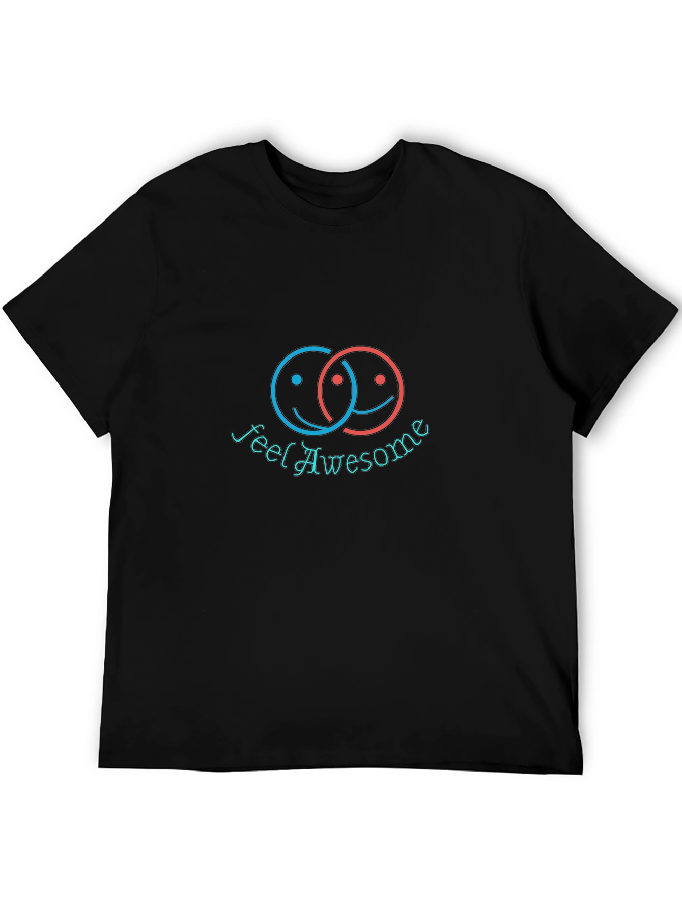 Feel Awesome Graphic Tee - Black