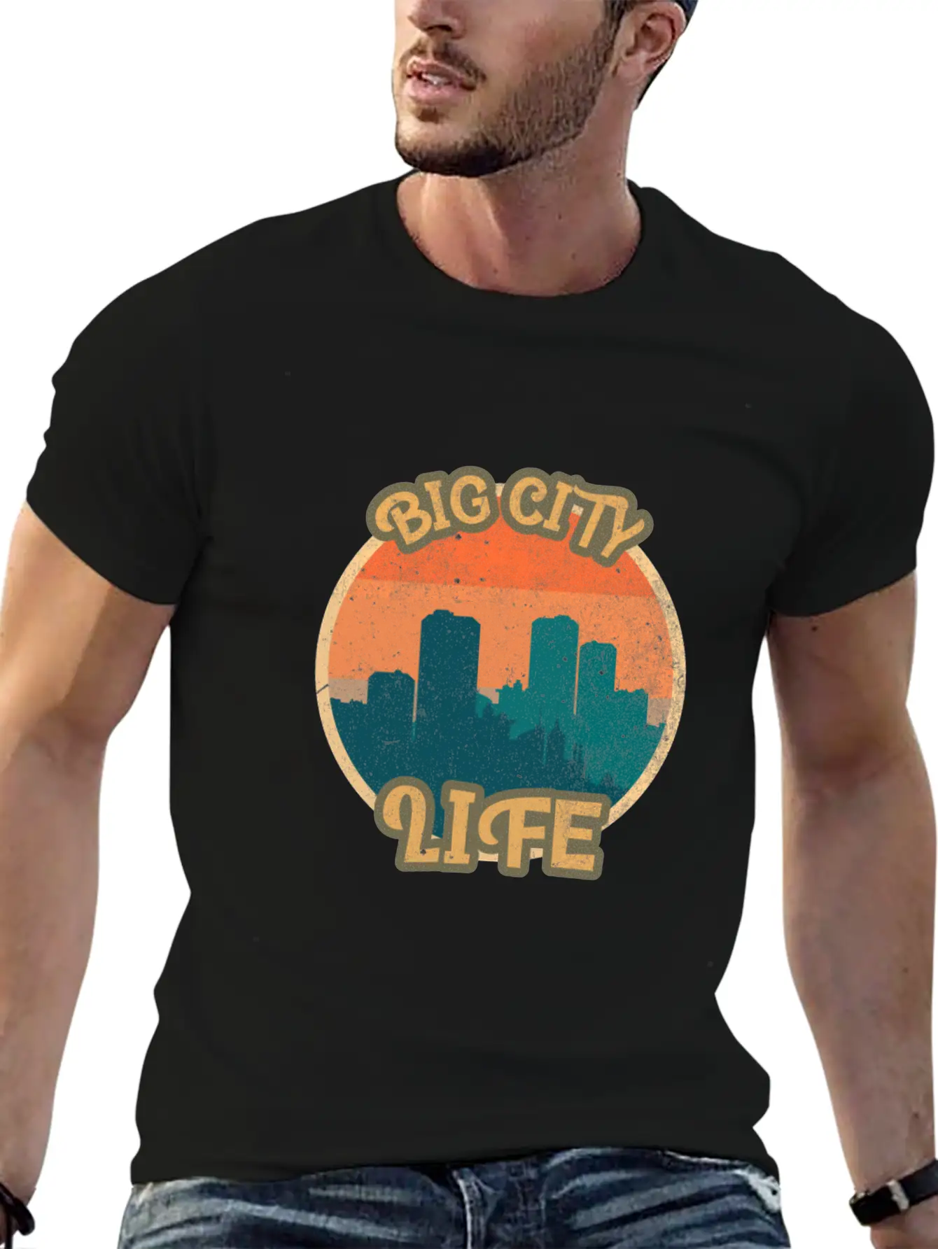 Big City Life Unisex Casual T-Shirt – Clean Design For Daily Comfort