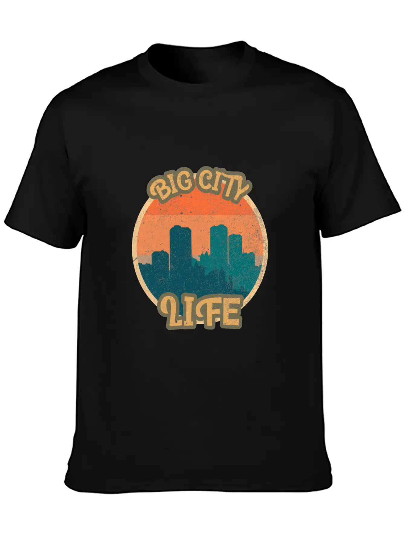 Big City Life Unisex Casual T-Shirt – Clean Design For Daily Comfort