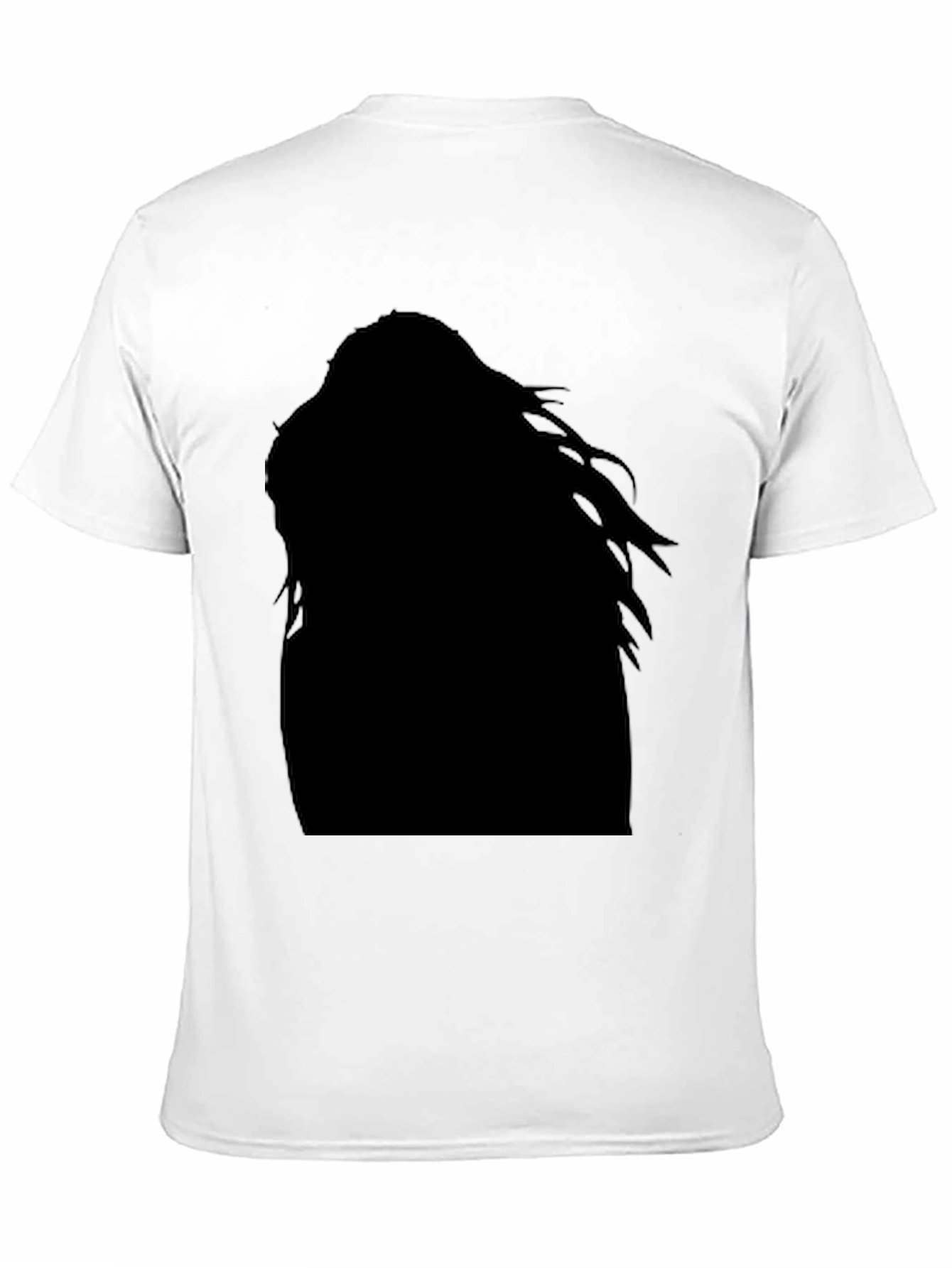 Black Silhouette Graphic Tee - Edgy Fashion