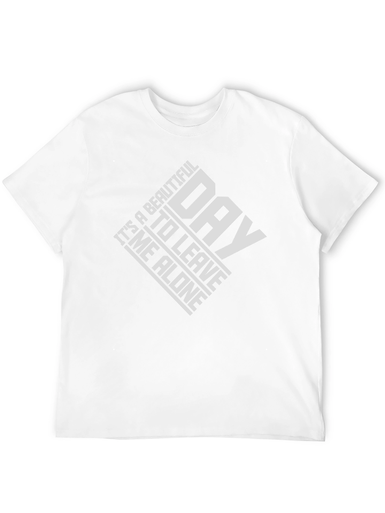 Funny Sarcastic Graphic Tee - Leave Me Alone