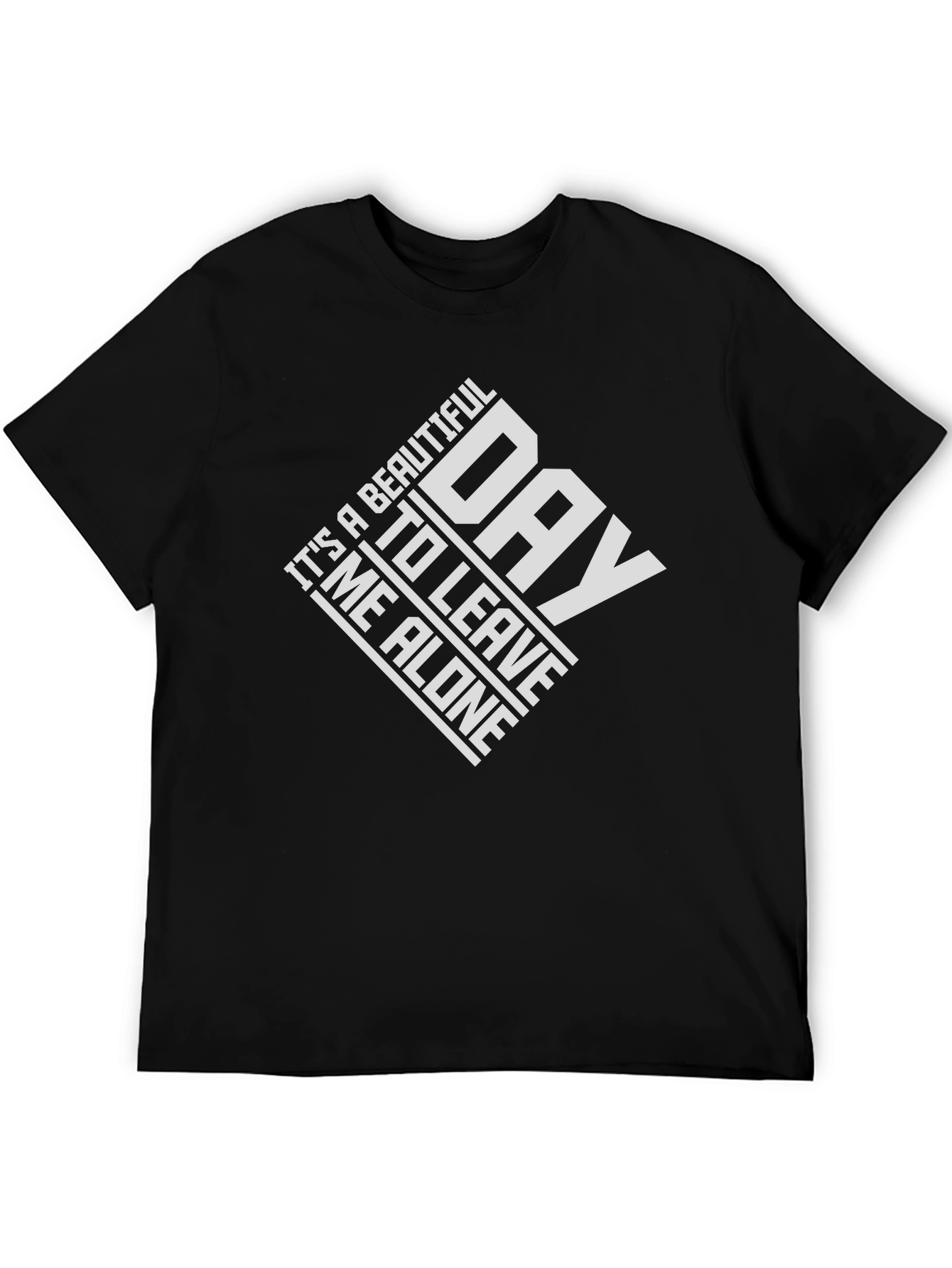 Funny Sarcastic Graphic Tee - Leave Me Alone