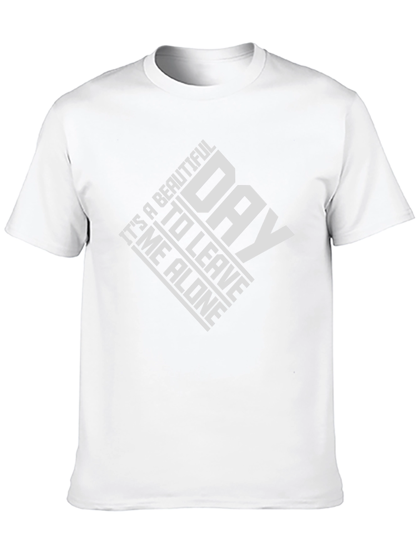 Funny Sarcastic Graphic Tee - Leave Me Alone