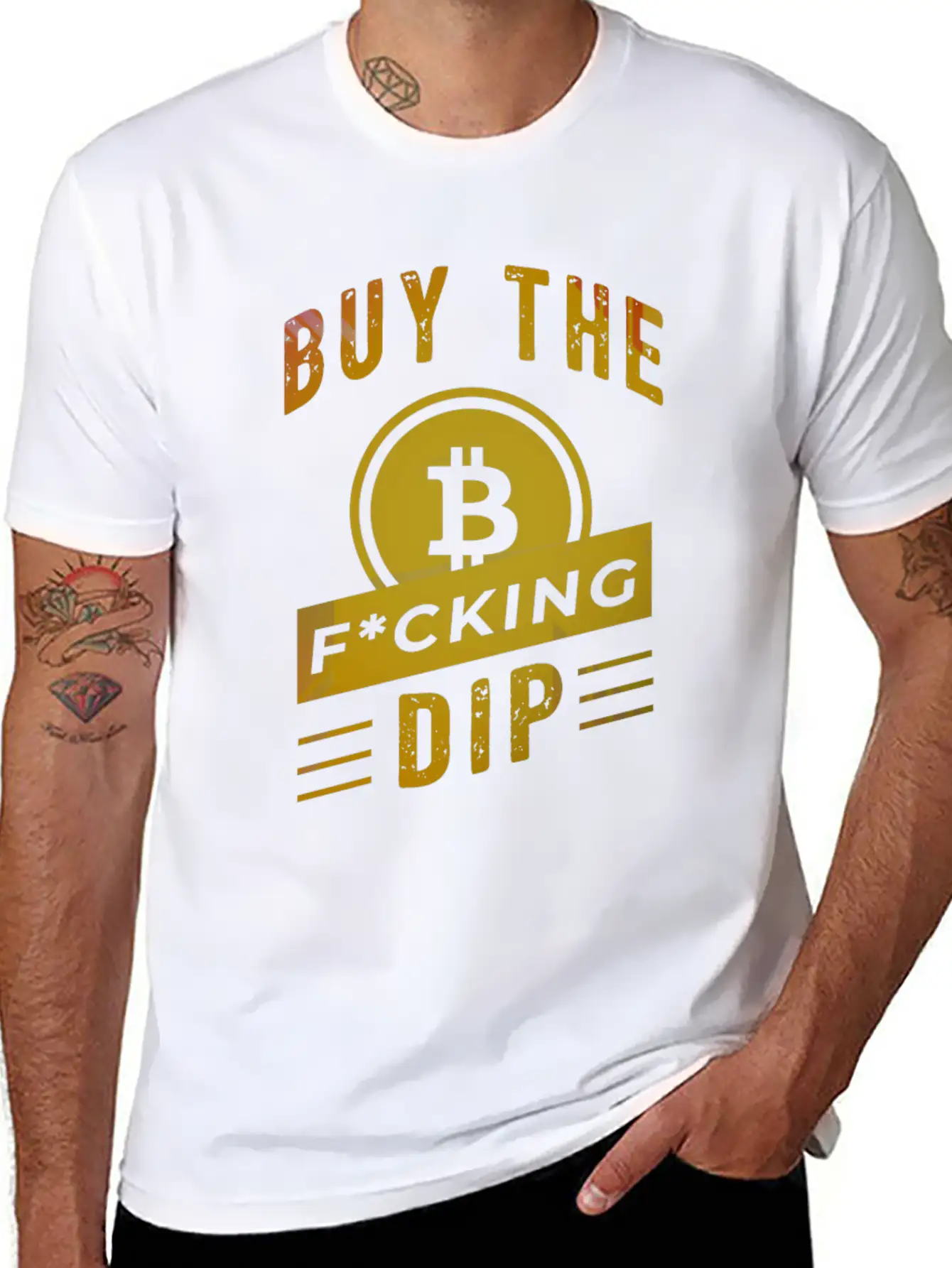 Bitcoin Crypto Father Dad Trader Crypto Unisex Casual T-Shirt – Clean Design For Daily Comfort