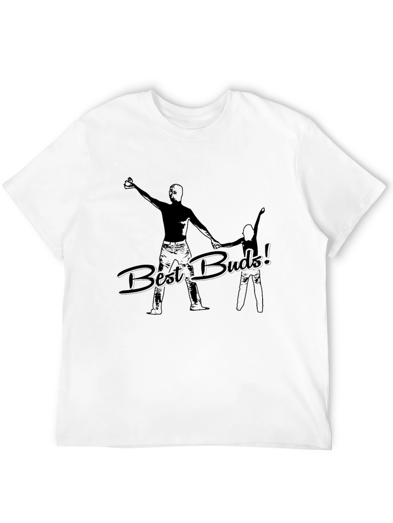Best Buds! Black Graphic T-Shirt