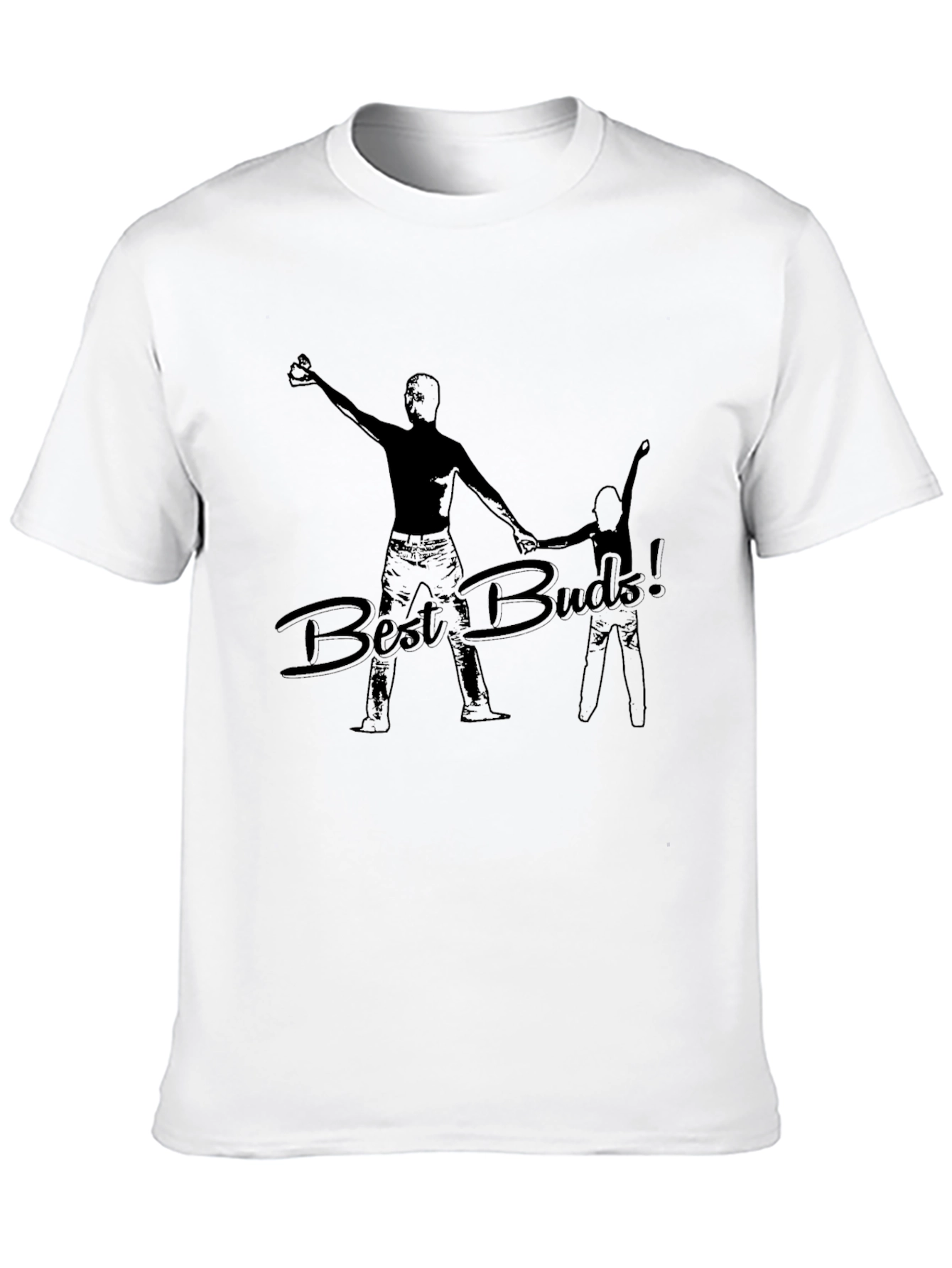 Best Buds! Black Graphic T-Shirt