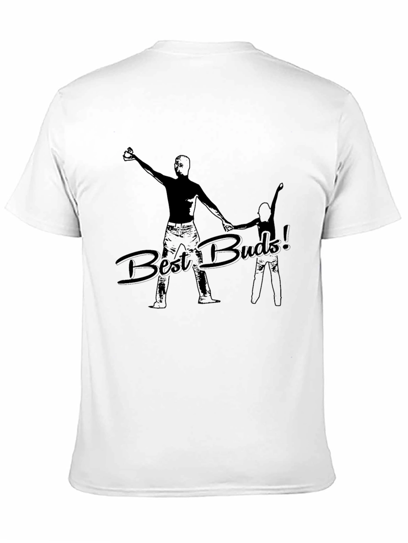 Best Buds! Black Graphic T-Shirt