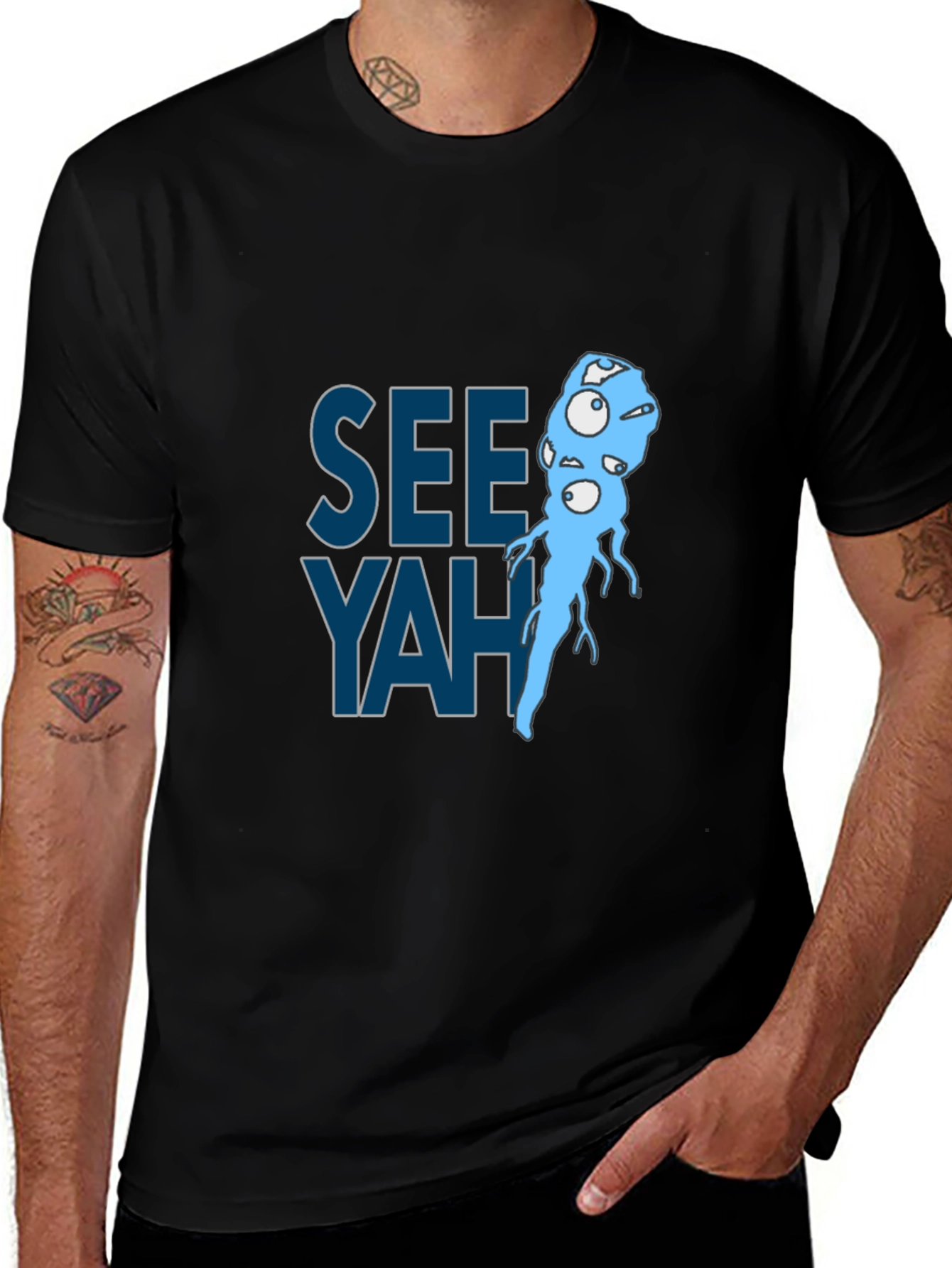 See Yah! T-Shirt - Unique Graphic Print Tee