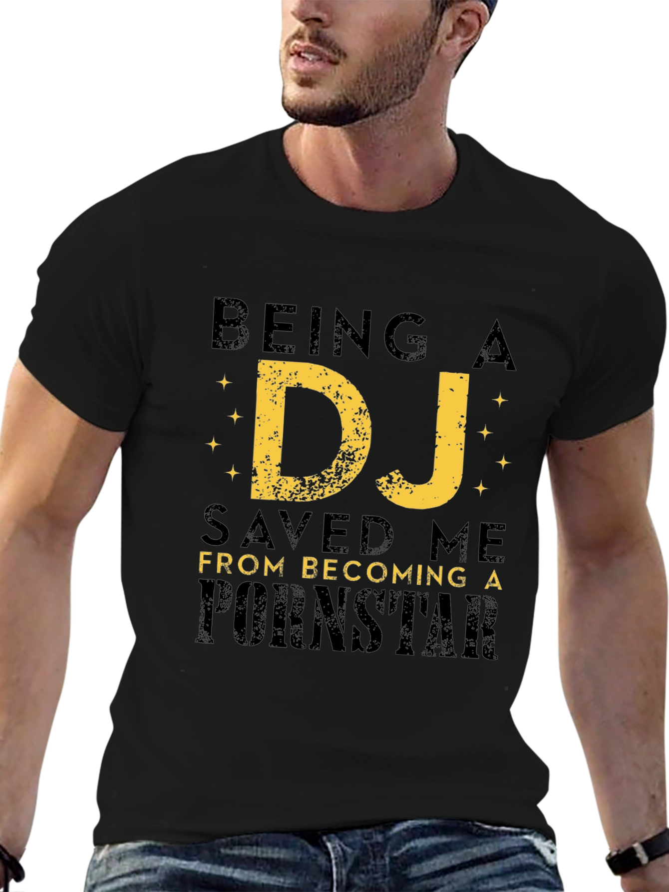 Being a DJ Saved Me Funny Graphic T-Shirt