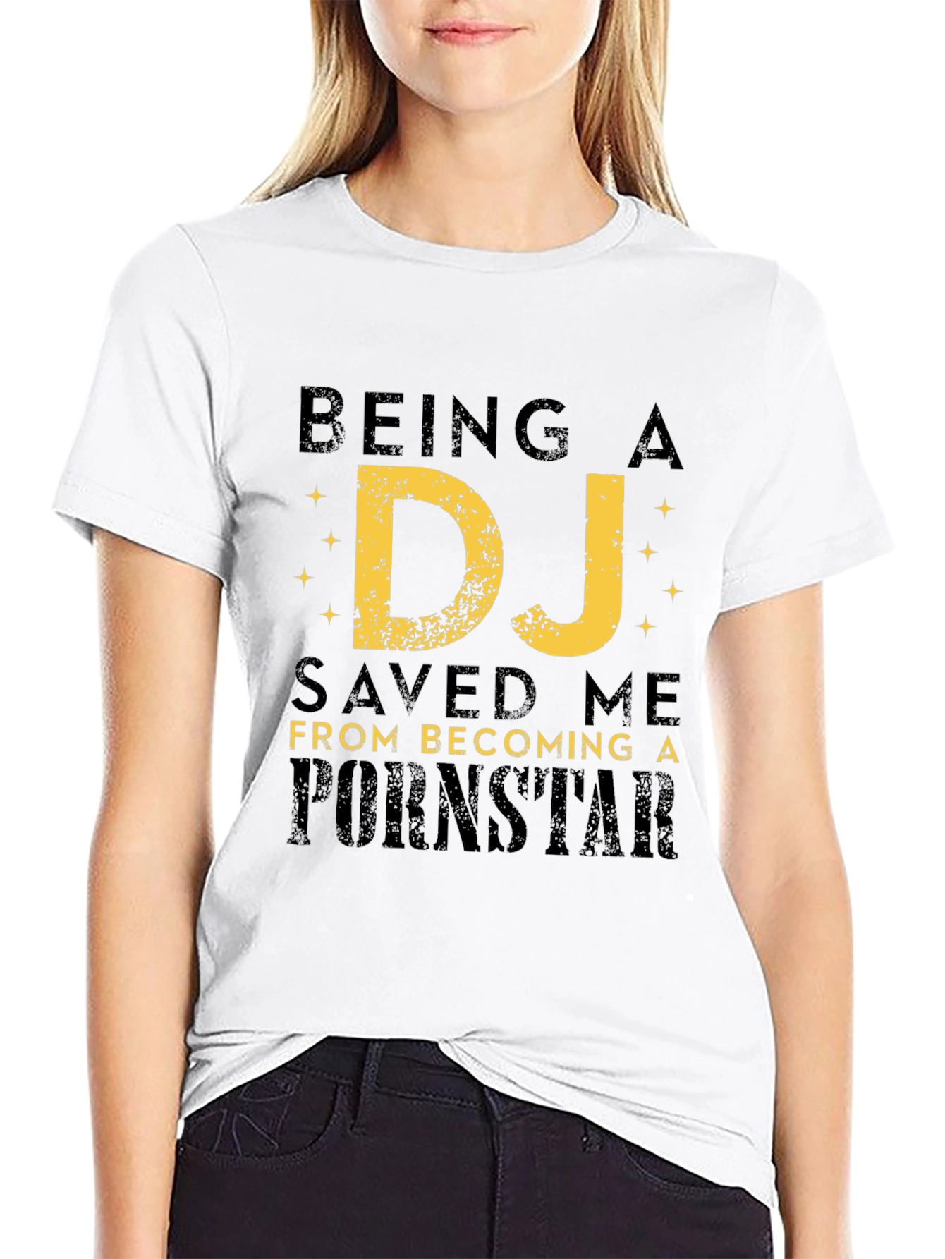 Being a DJ Saved Me Funny Graphic T-Shirt