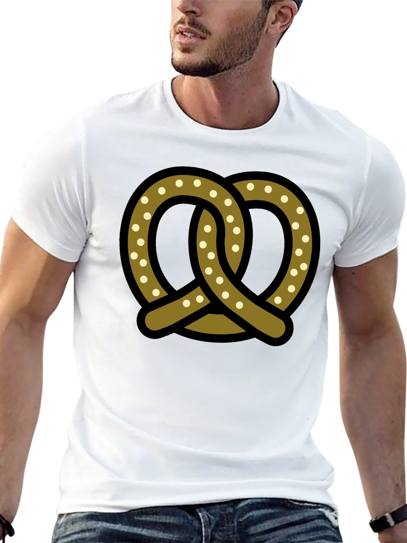 Pretzel Graphic Tee - Unisex Casual T-Shirt