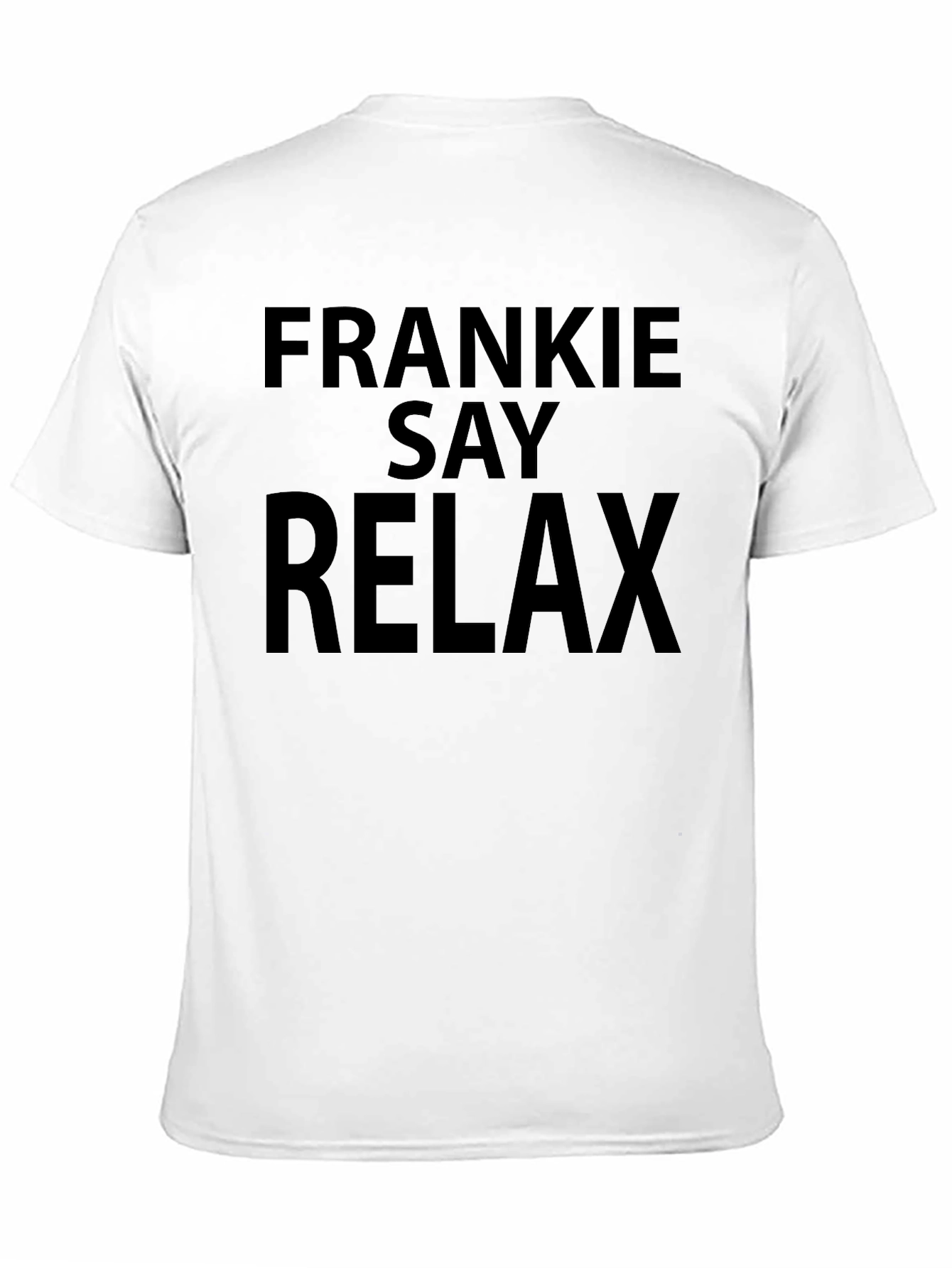 Frankie Say Relax Black Graphic Tee