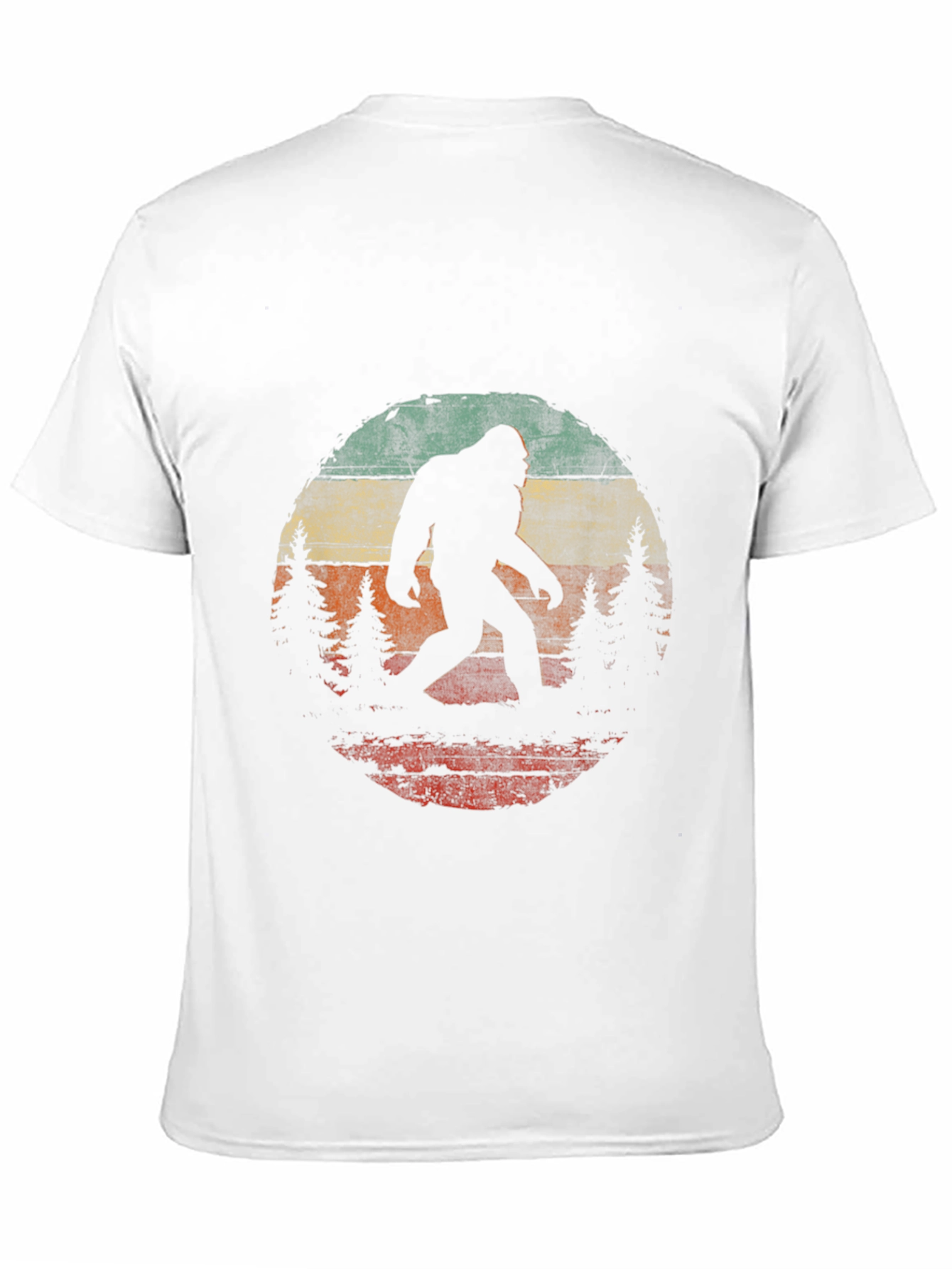 Bigfoot Sunset Graphic Tee - Black Cotton T-Shirt