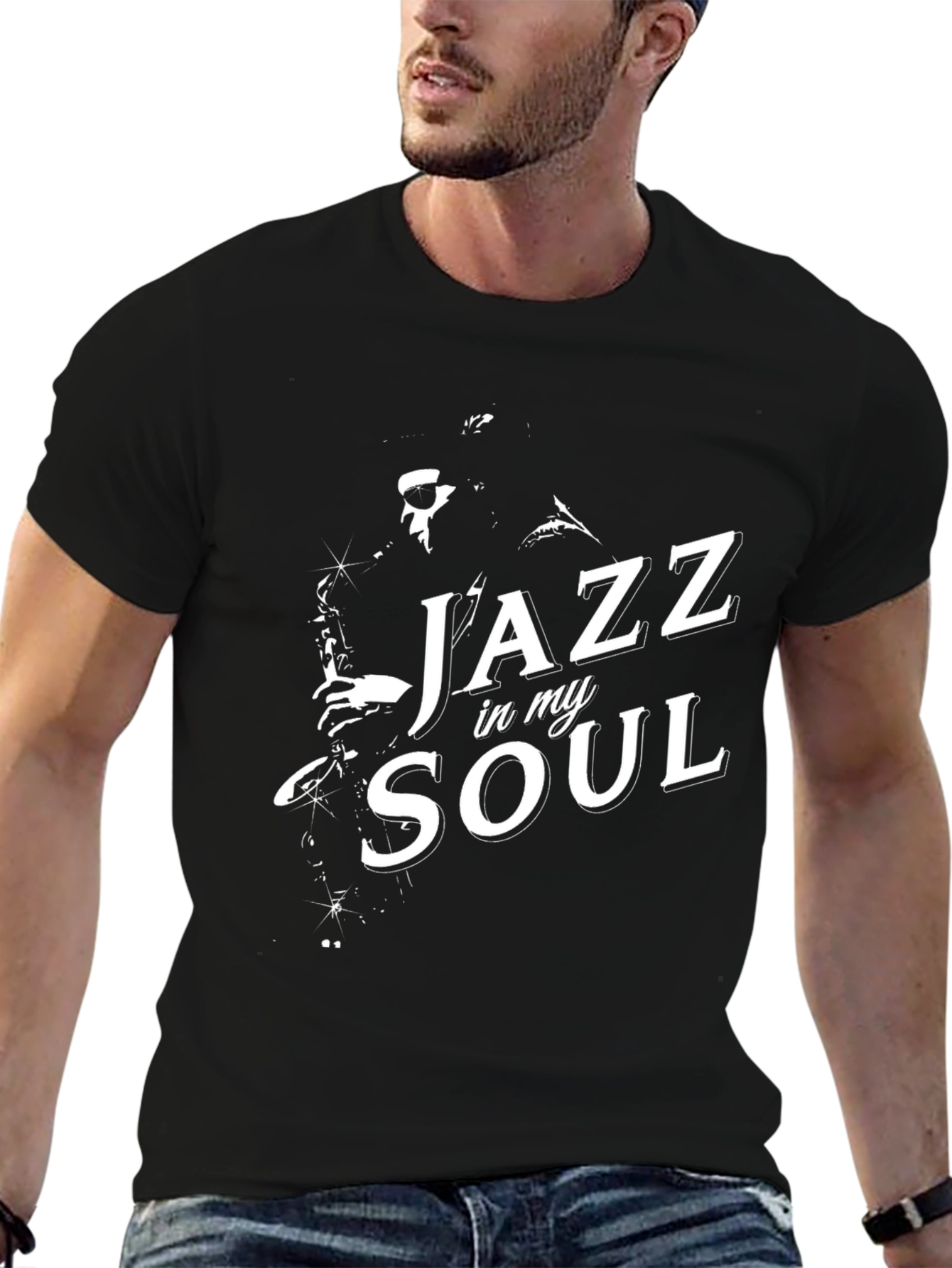 Jazz in My Soul Black T-Shirt