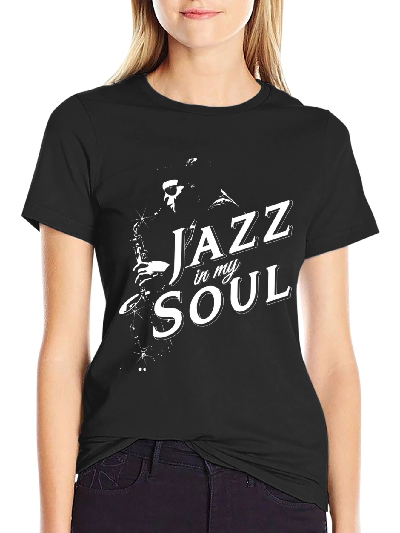 Jazz in My Soul Black T-Shirt