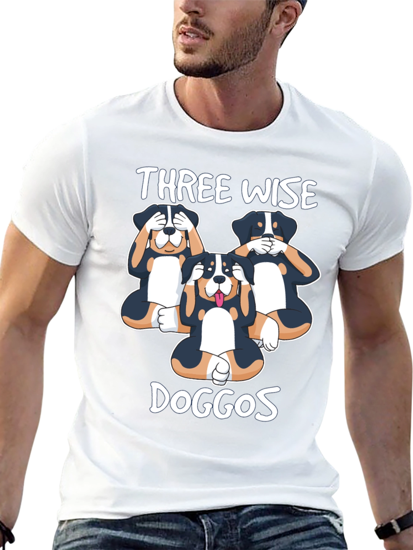 Three Wise Doggos T-Shirt