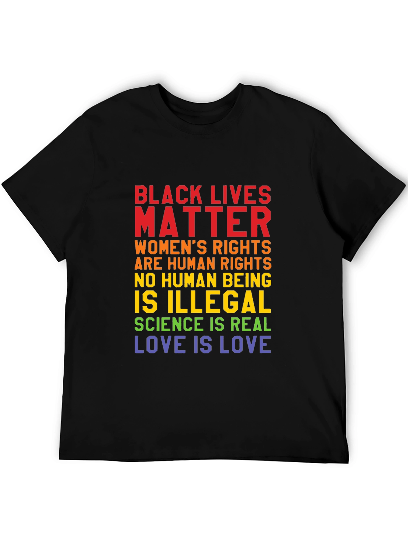 Black Lives Matter Womens Rights Equality T-Shirt