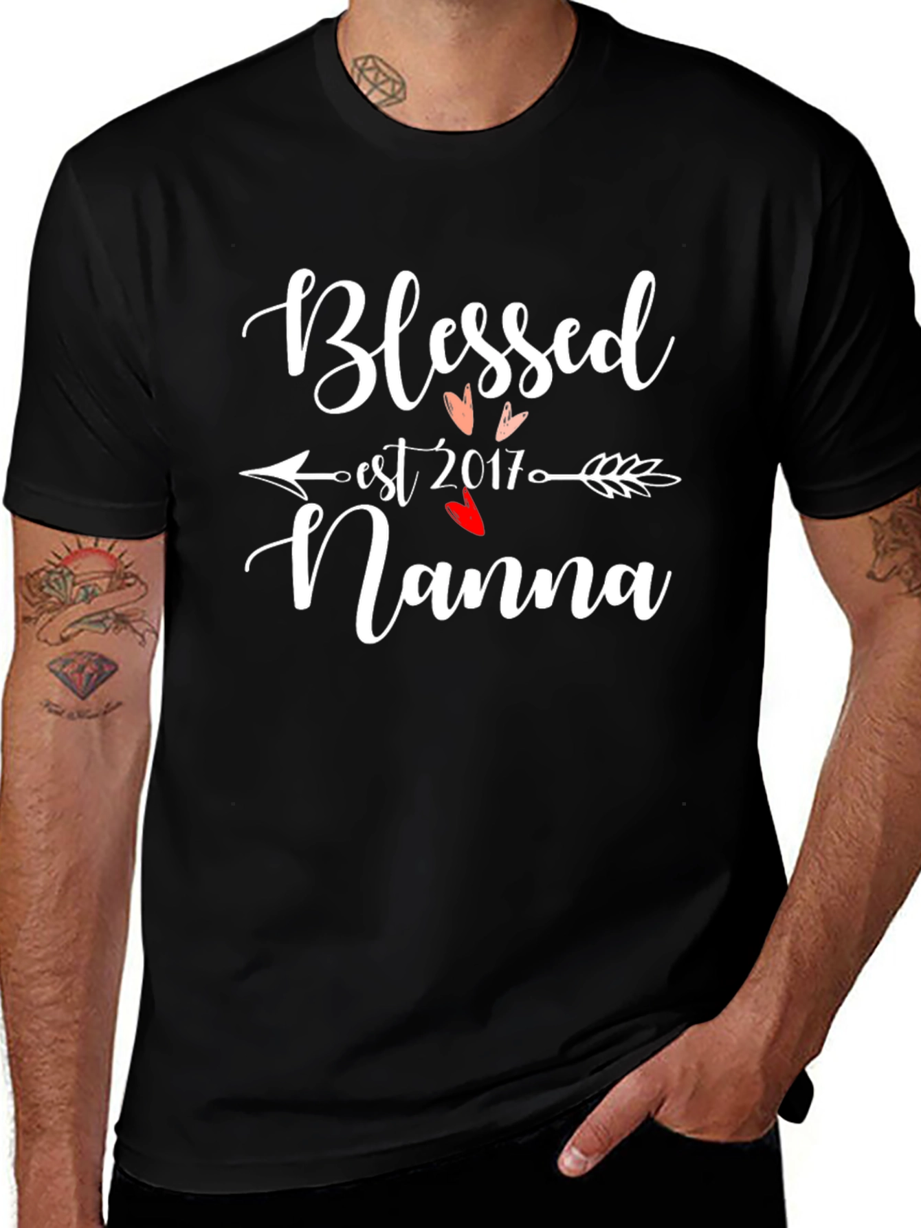Blessed Nanna Est. 2017 T-Shirt