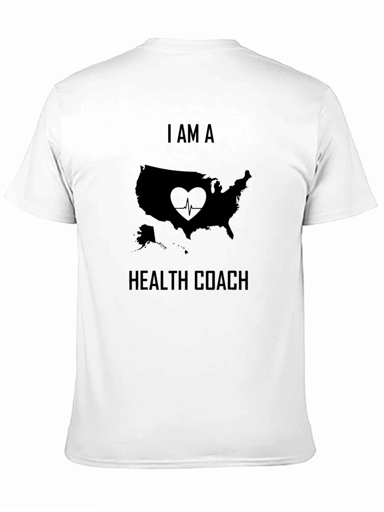 I Am A Health Coach USA Graphic T-Shirt