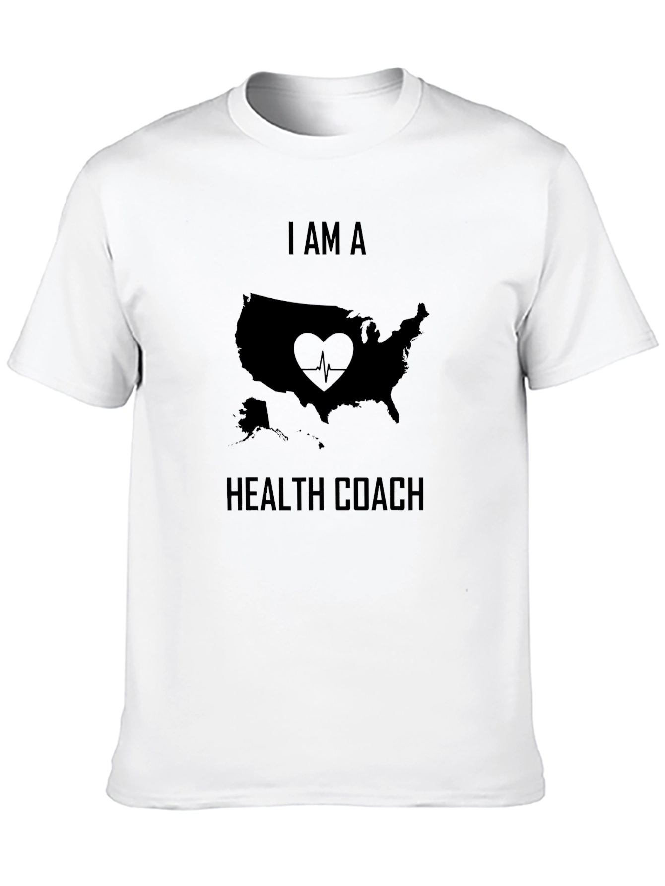 I Am A Health Coach USA Graphic T-Shirt