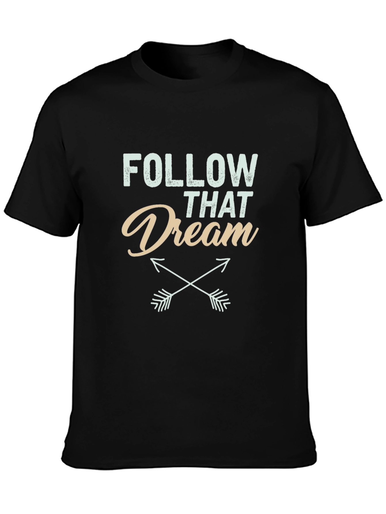 Follow That Dream Black Graphic Tee