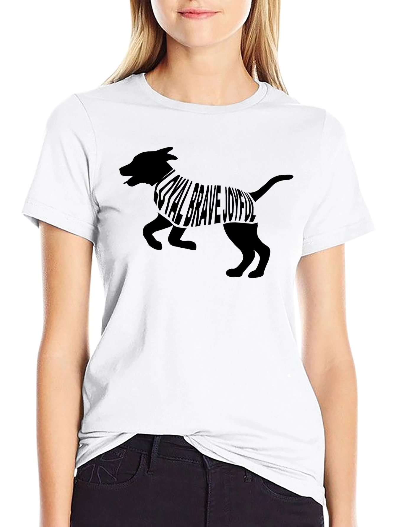 Loyal Dog Graphic Tee - Brave Joyful
