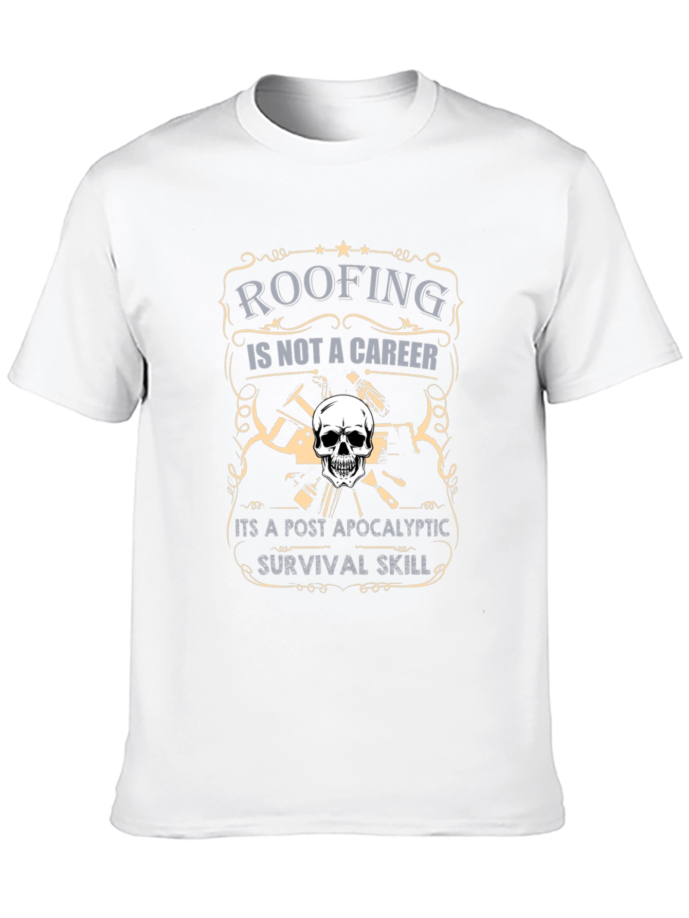 Roofing Survival Skill Graphic T-Shirt