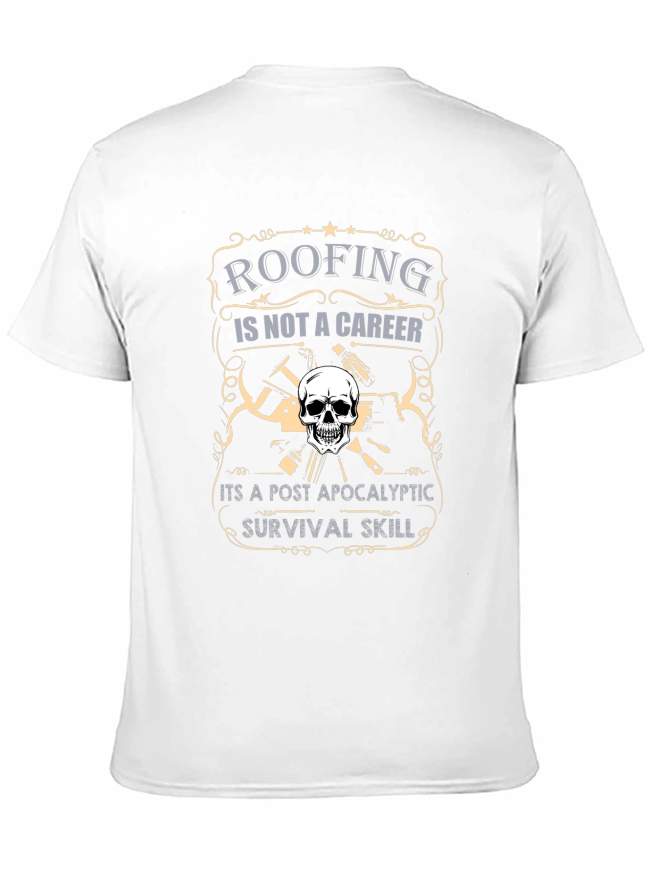 Roofing Survival Skill Graphic T-Shirt