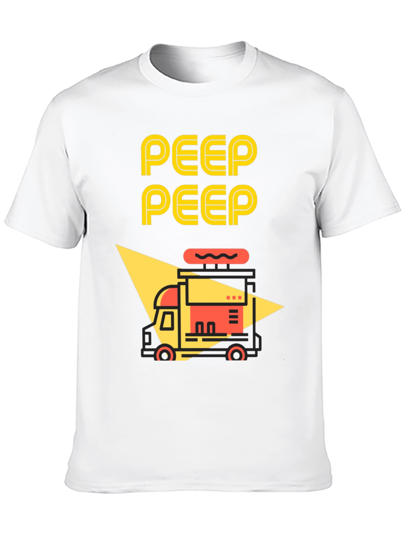 Peep Peep Food Truck Graphic Tee - Black
