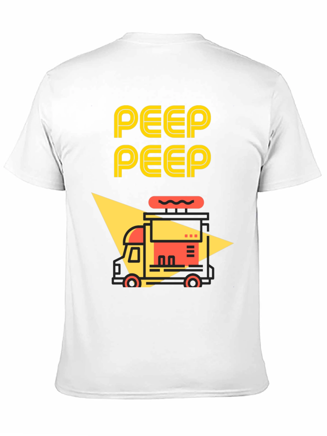 Peep Peep Food Truck Graphic Tee - Black