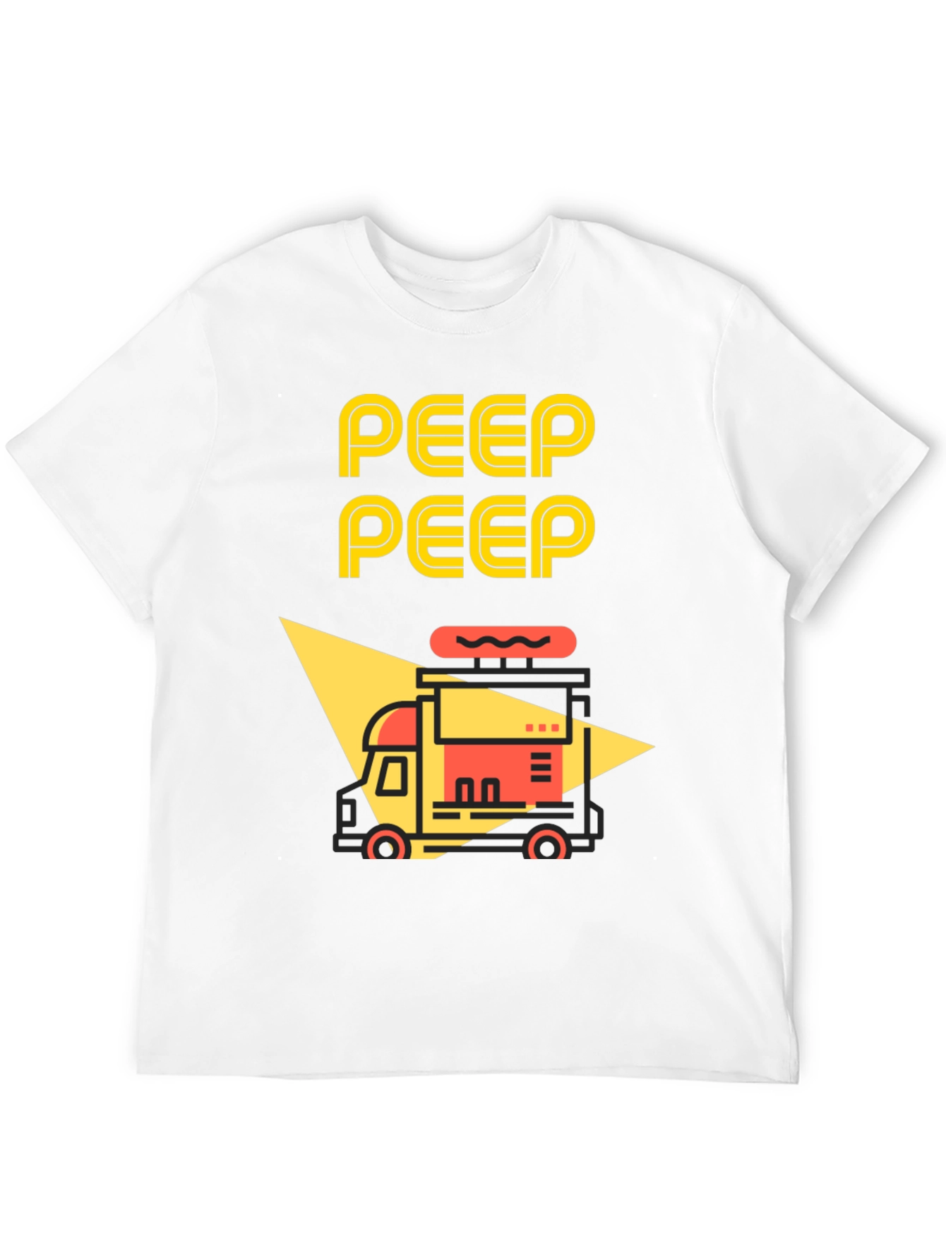 Peep Peep Food Truck Graphic Tee - Black
