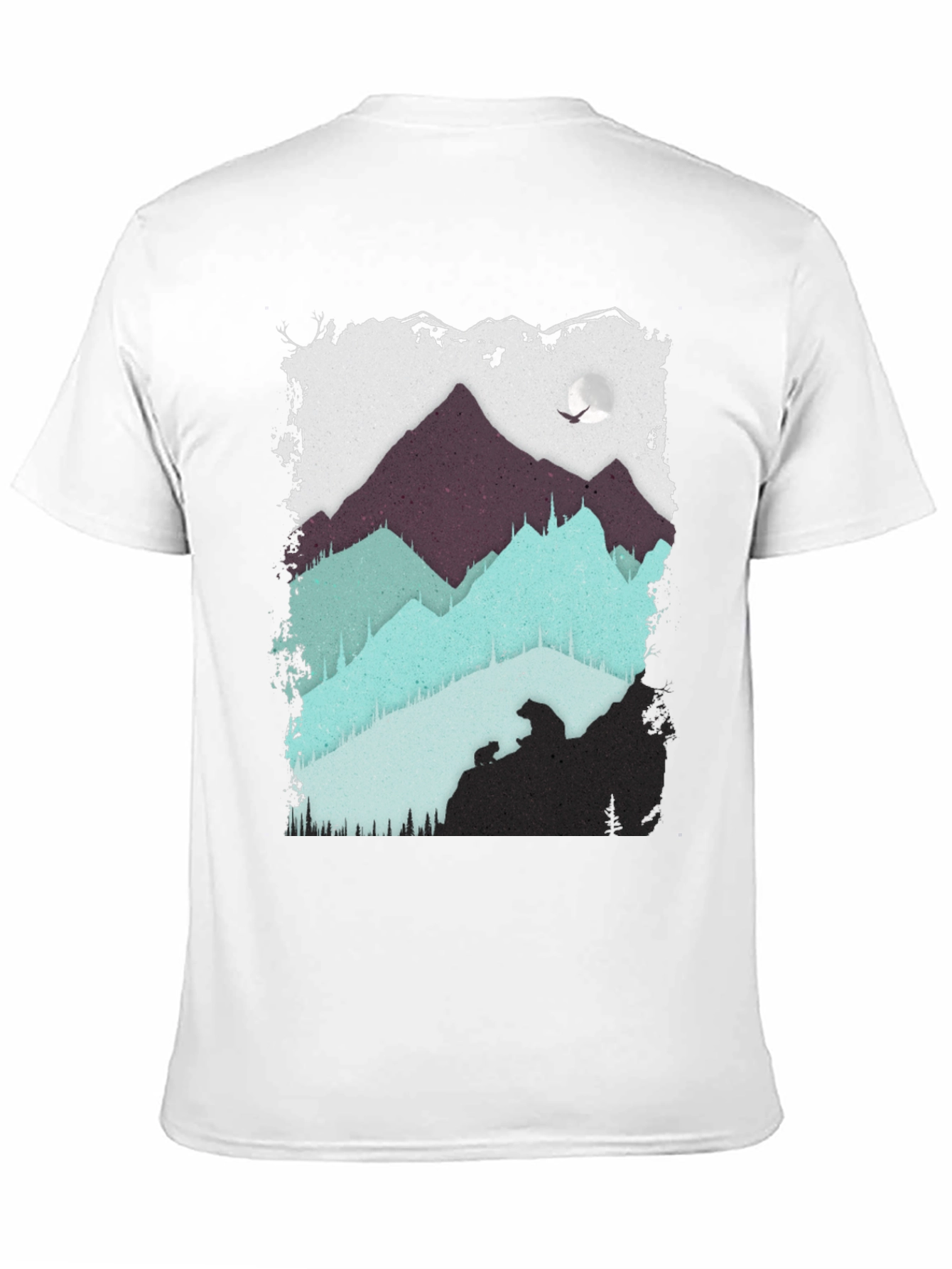 Mountain Bear Graphic T-Shirt