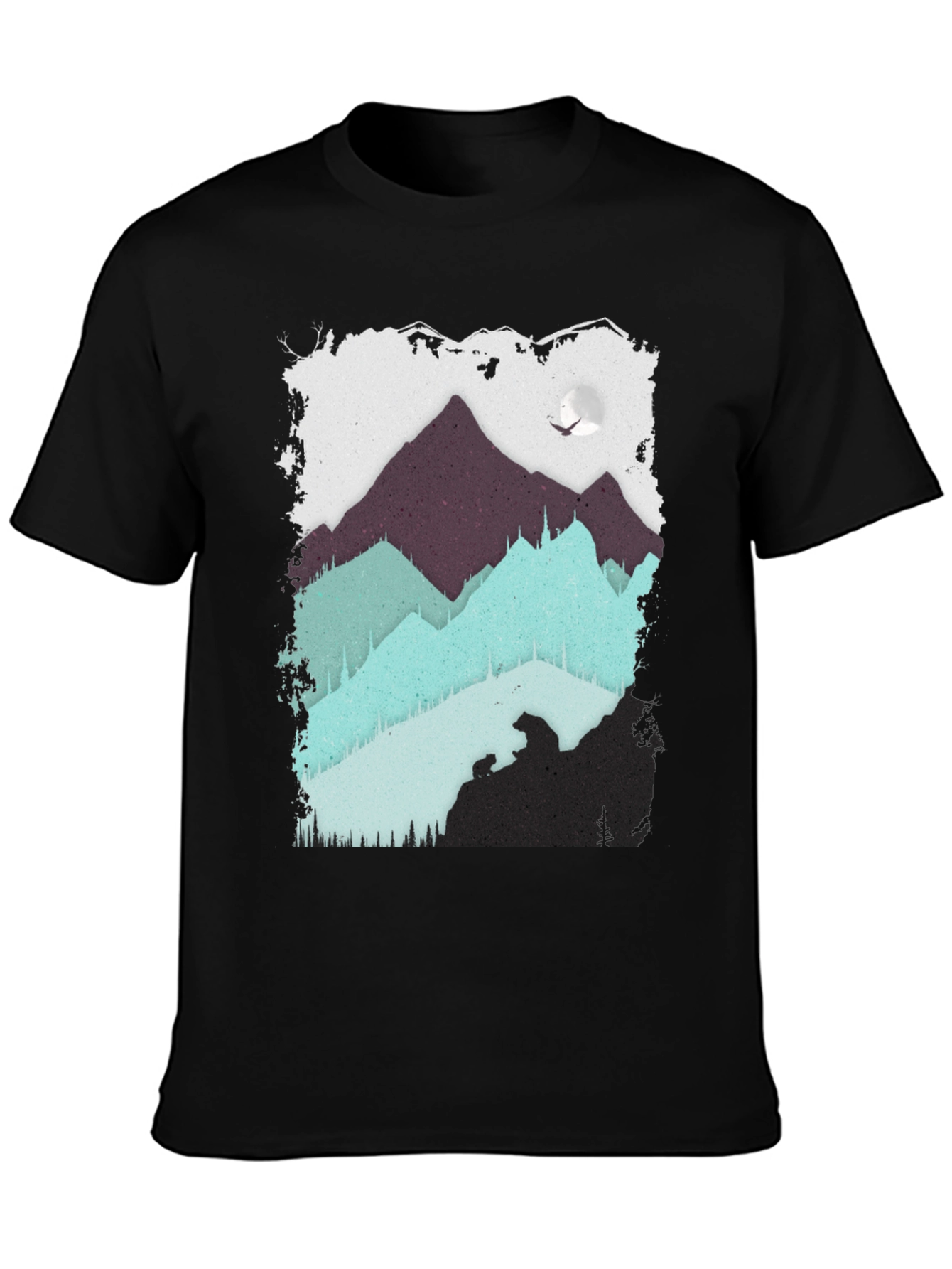 Mountain Bear Graphic T-Shirt