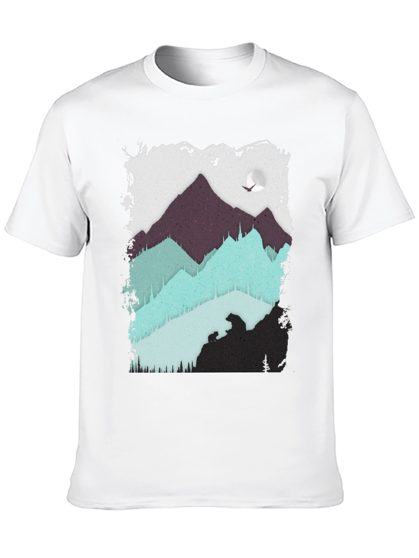 Mountain Bear Graphic T-Shirt