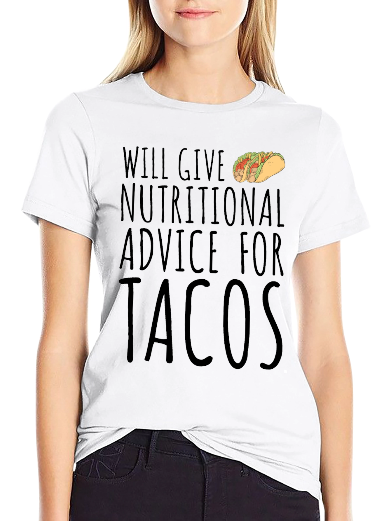 Nutritional Advice for Tacos Graphic T-Shirt