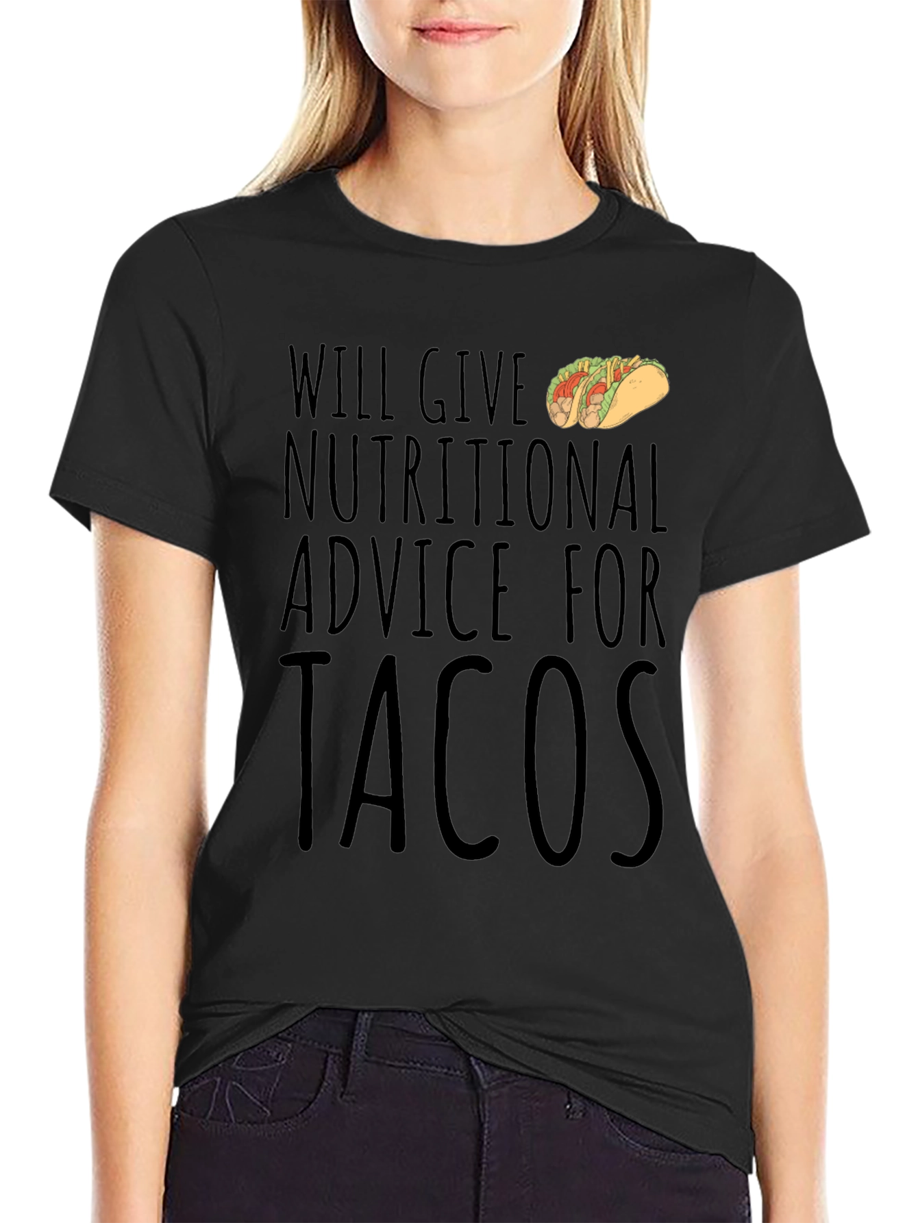 Nutritional Advice for Tacos Graphic T-Shirt