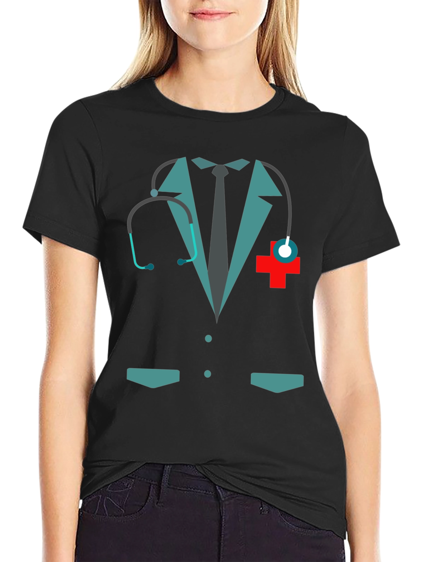 Doctor Costume Graphic Tee - Novelty Design