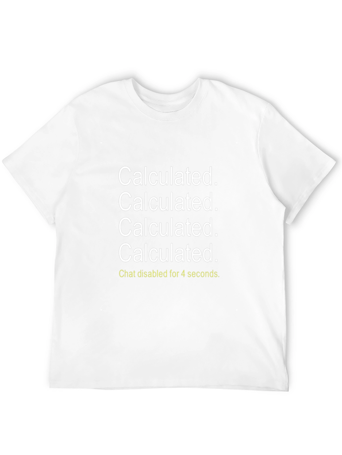 Calculated T-Shirt - Rocket League Inspired