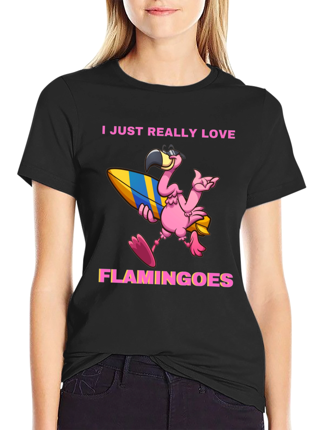 I Love Flamingoes T-Shirt