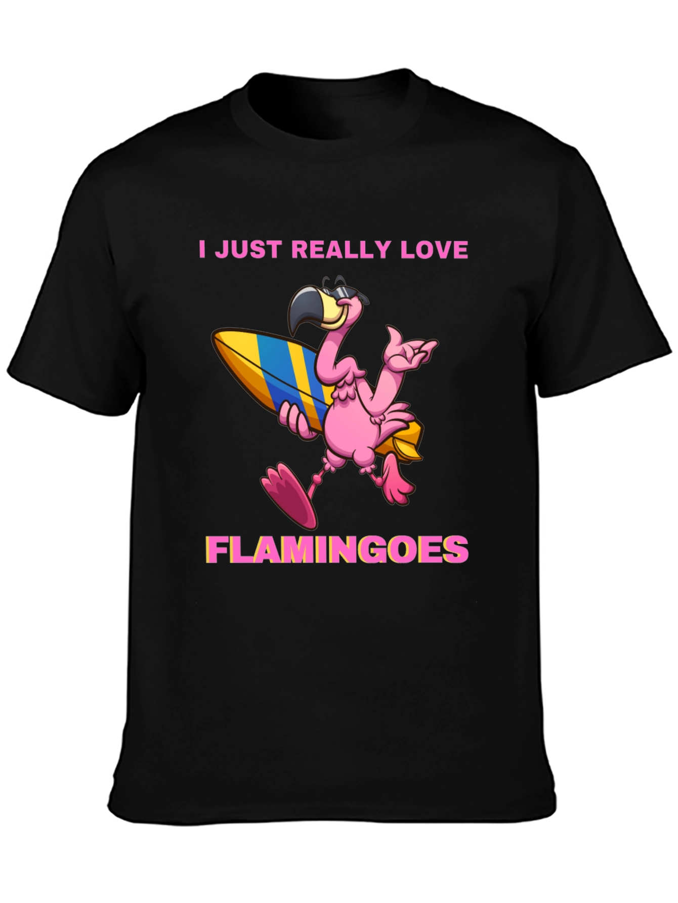 I Love Flamingoes T-Shirt