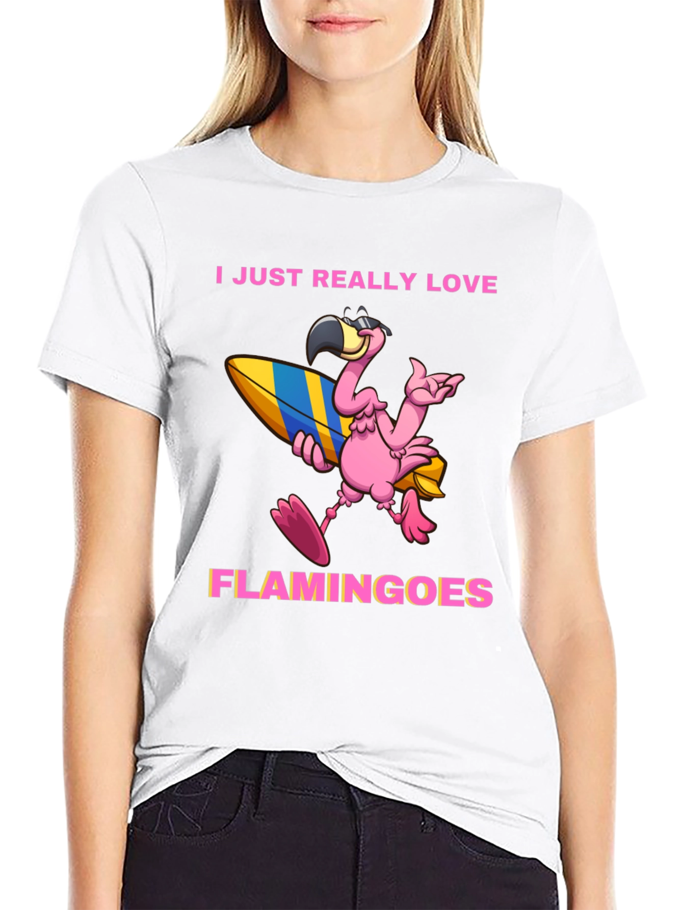 I Love Flamingoes T-Shirt