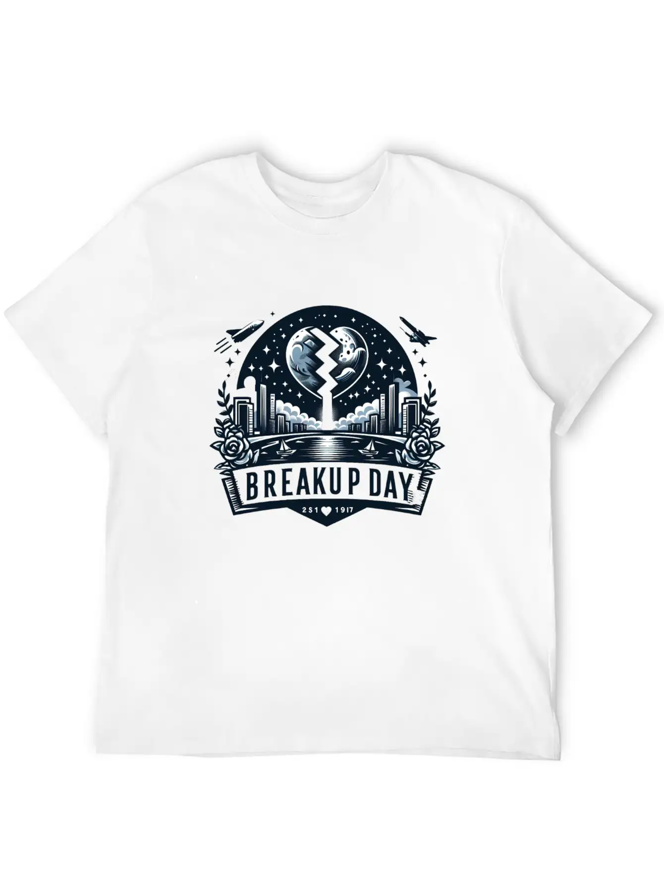 Breakup Day Unisex Casual T-Shirt – Clean Design For Daily Comfort