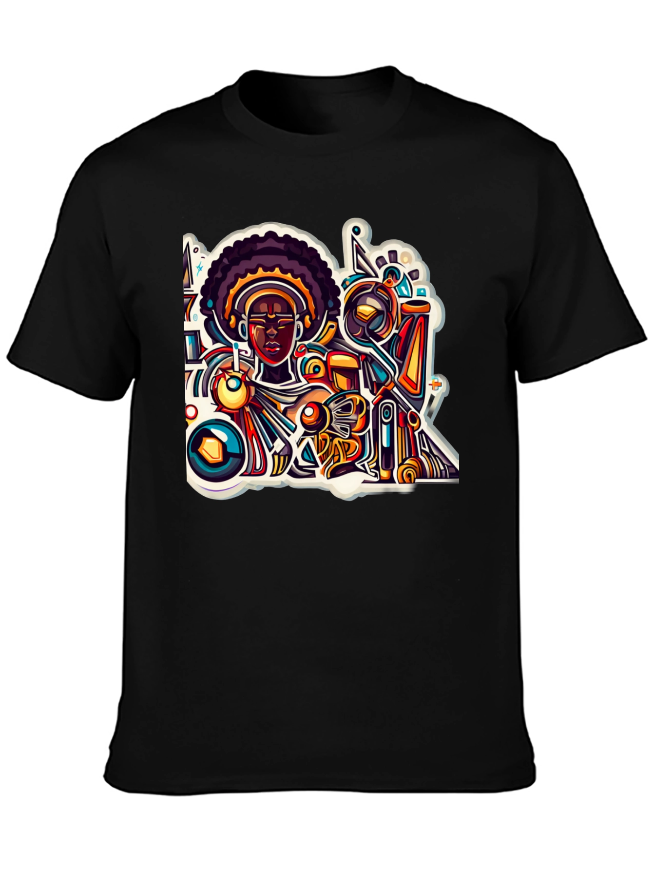 Abstract Afro Art T-Shirt