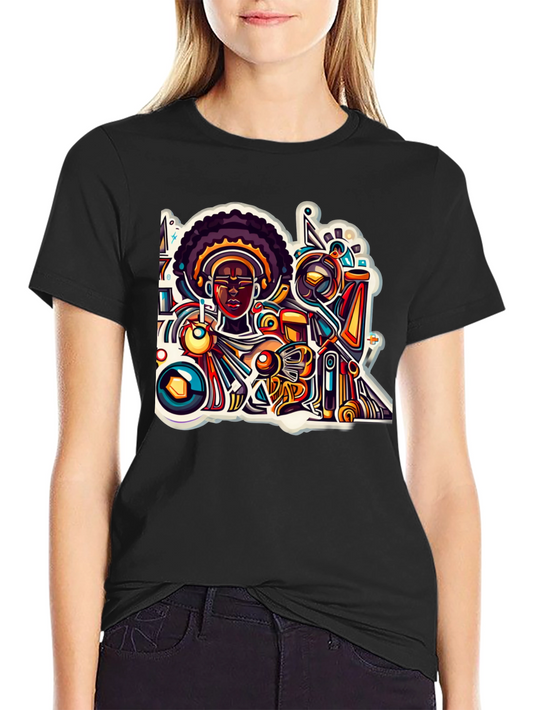 Abstract Afro Art T-Shirt